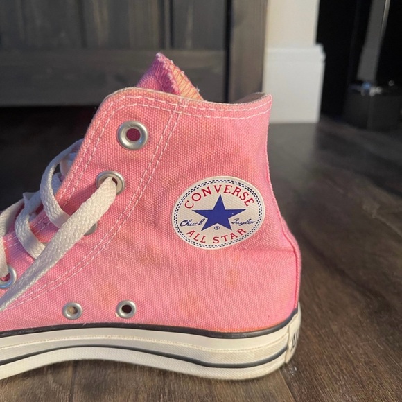 Converse Classic Pink Canvas High-Tops - Picture 5 of 6